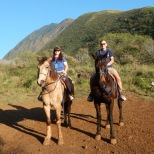 Horse riding on Maui