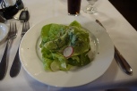 butter lettuce salad with radishes and herb vinaigrette